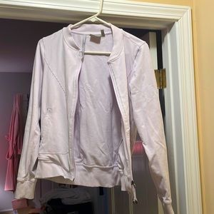 Athlete zip up light jacket- size small.